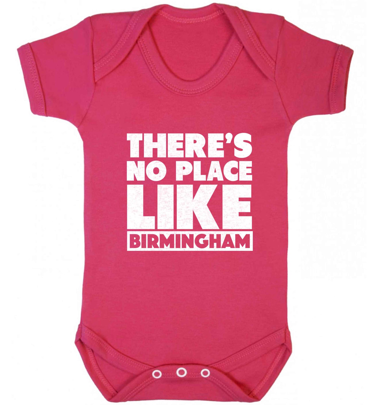 There's no place like Birmingham baby vest dark pink 18-24 months