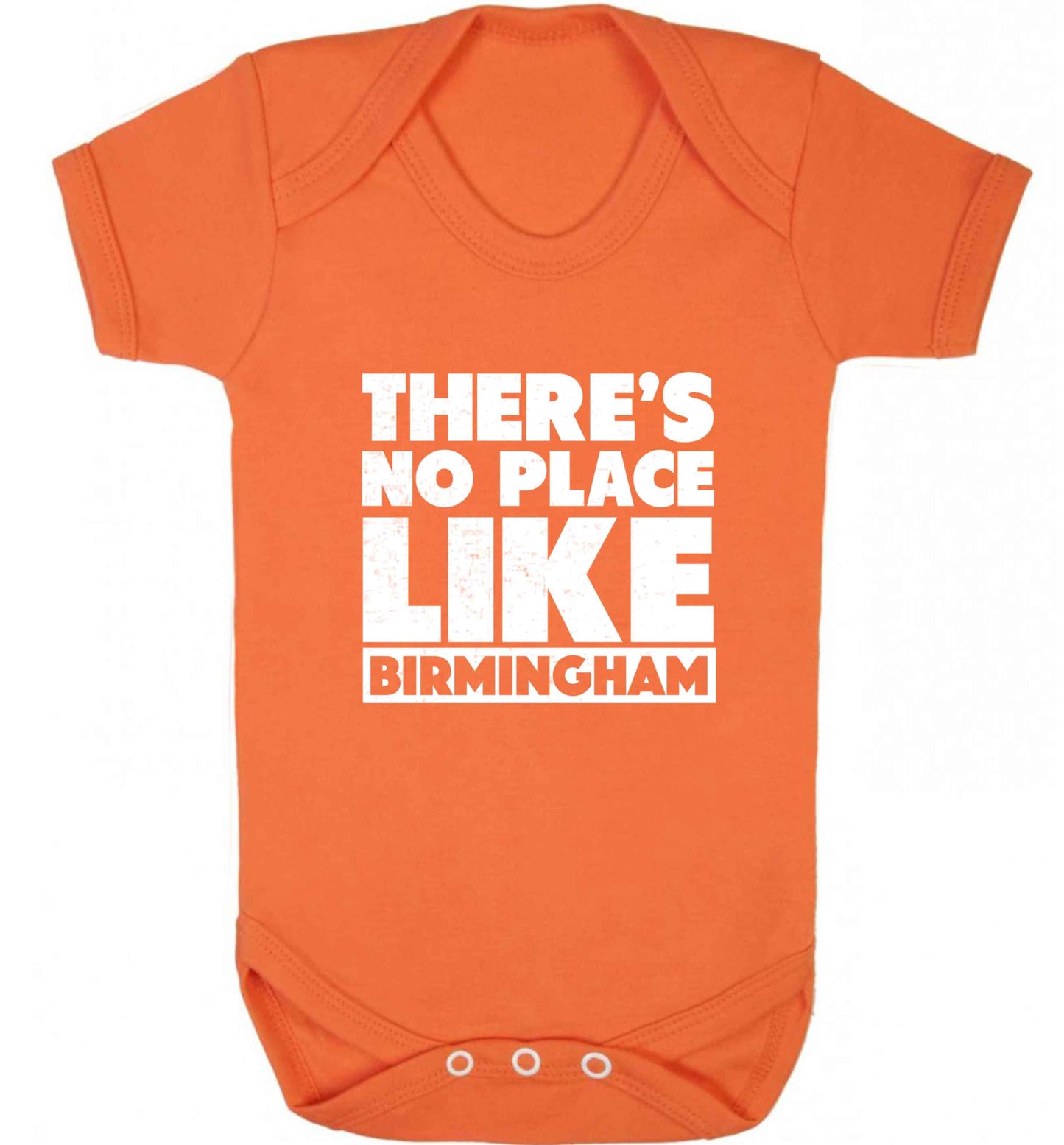 There's no place like Birmingham baby vest orange 18-24 months
