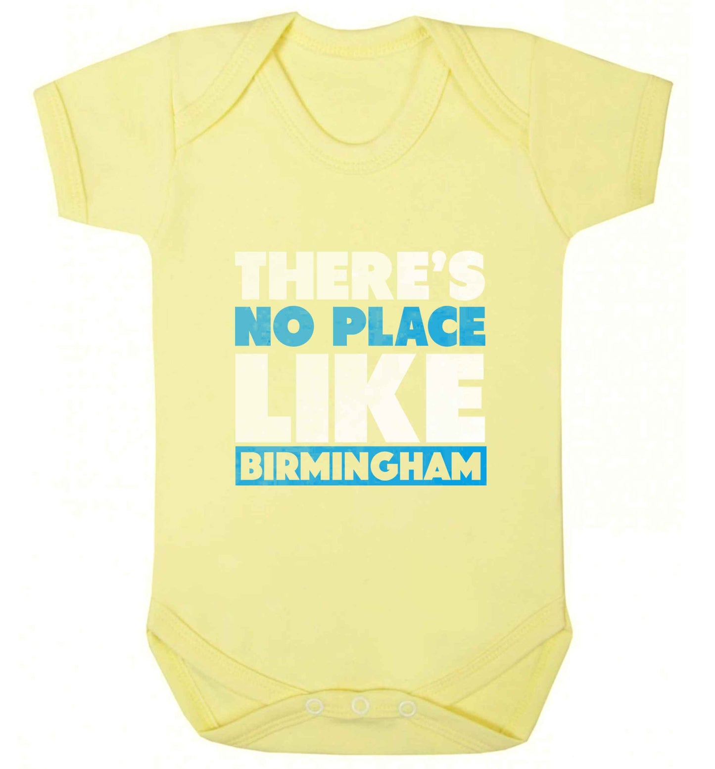 There's no place like Birmingham baby vest pale yellow 18-24 months