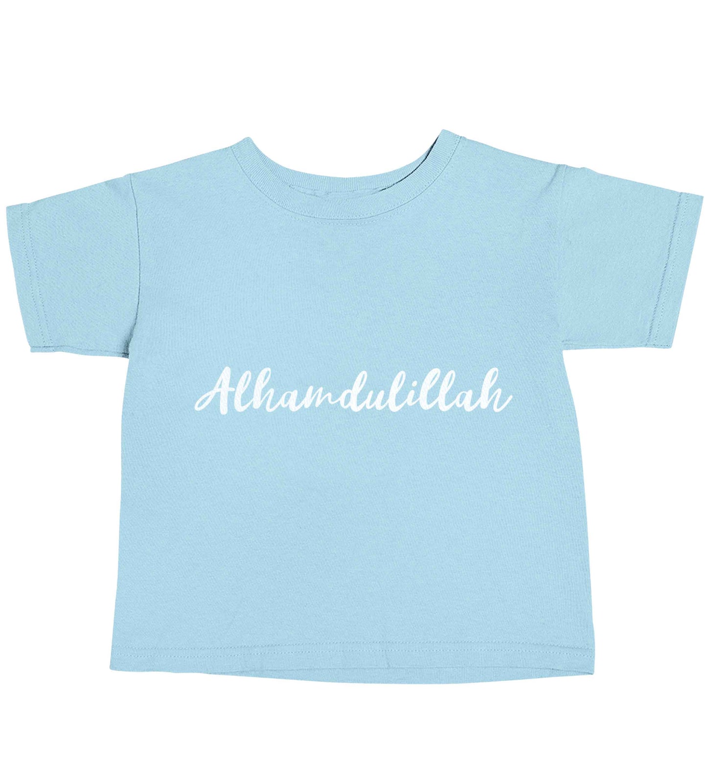alhamdulillah light blue baby toddler Tshirt 2 Years