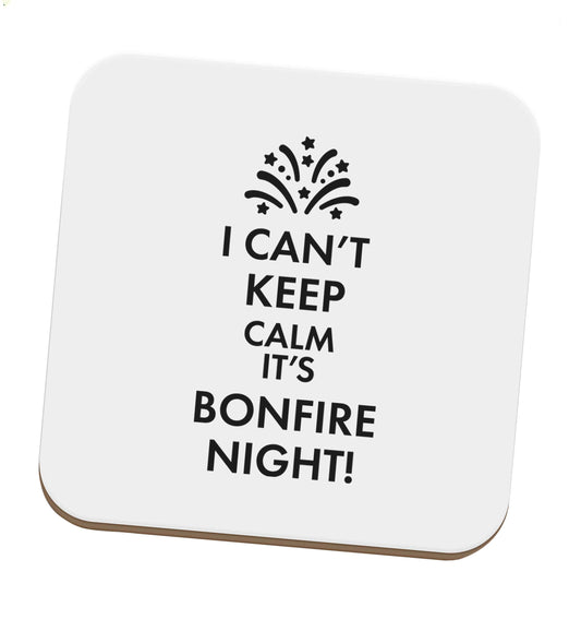 I can't keep calm its bonfire night set of four coasters