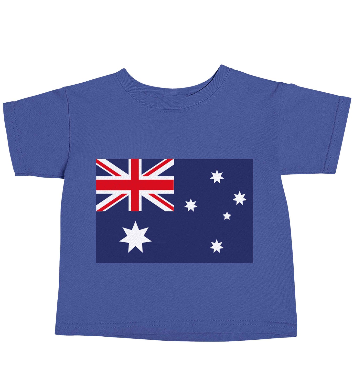 Australian Flag blue baby toddler Tshirt 2 Years