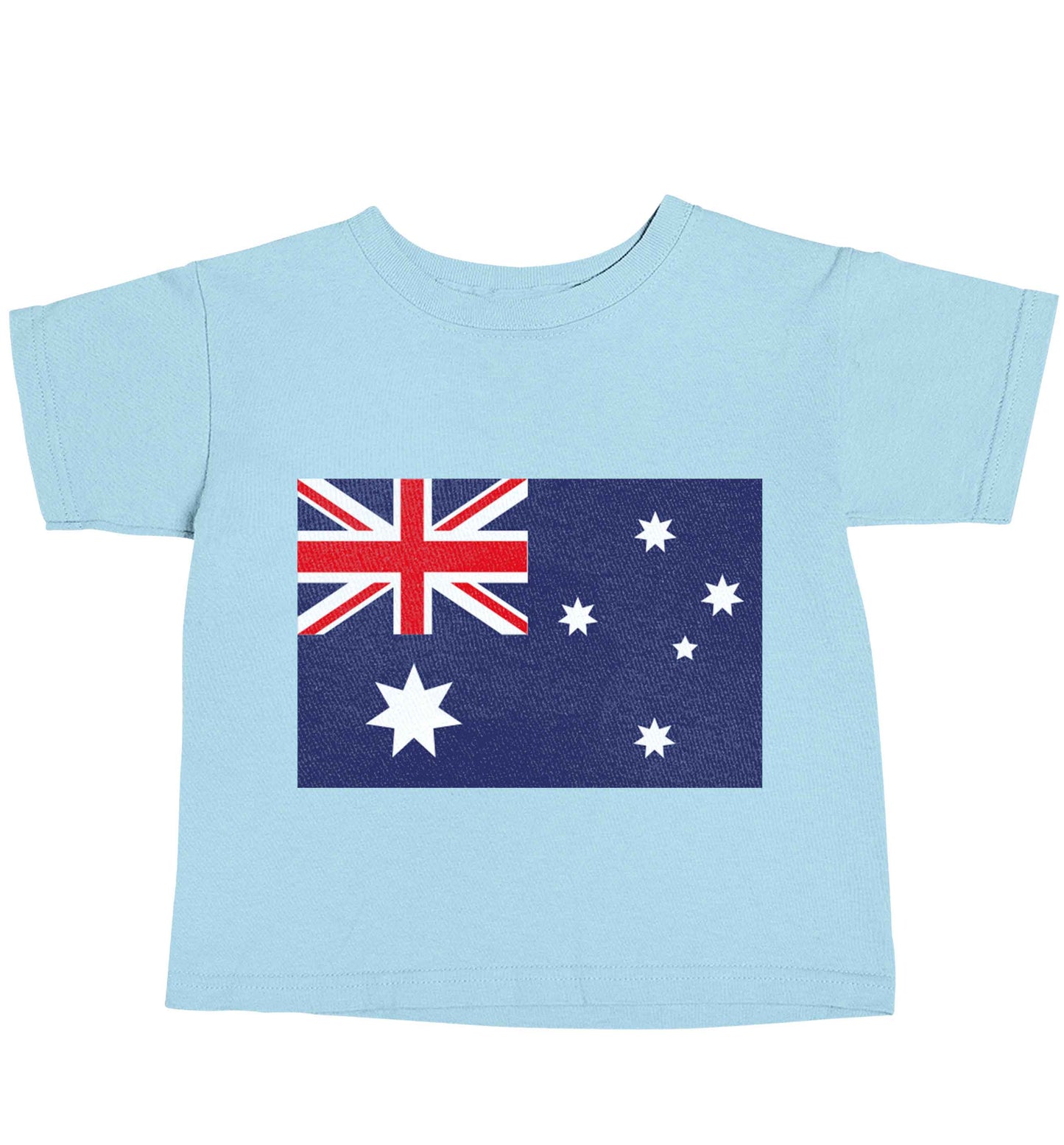 Australian Flag light blue baby toddler Tshirt 2 Years