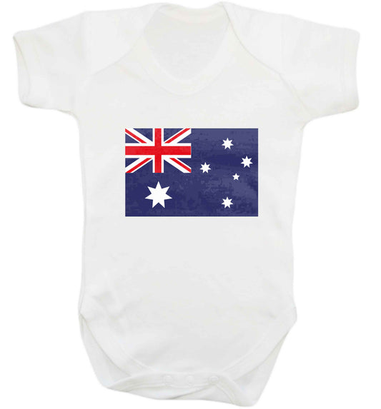 Australian Flag baby vest white 18-24 months