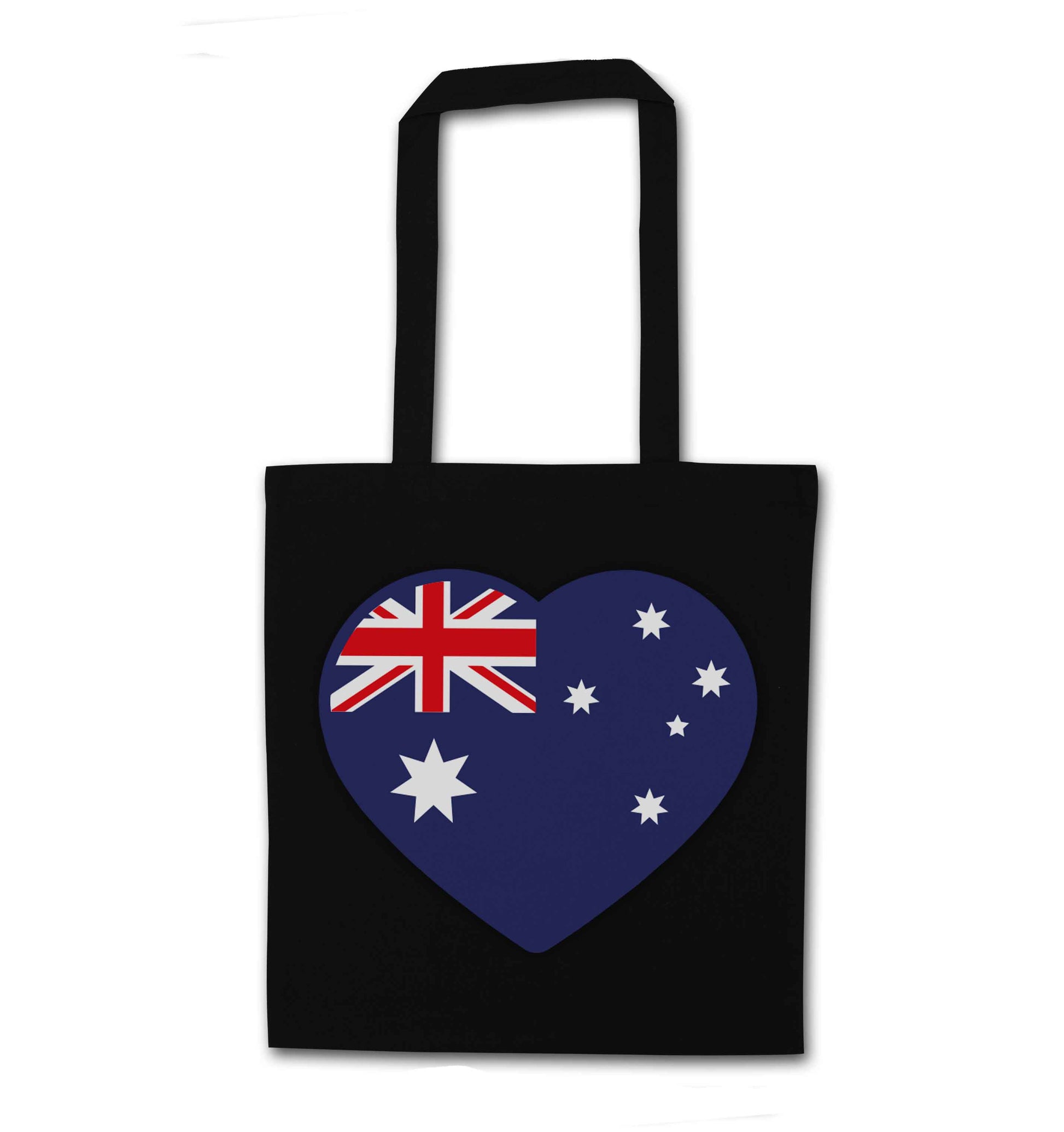 Australian Heart black tote bag