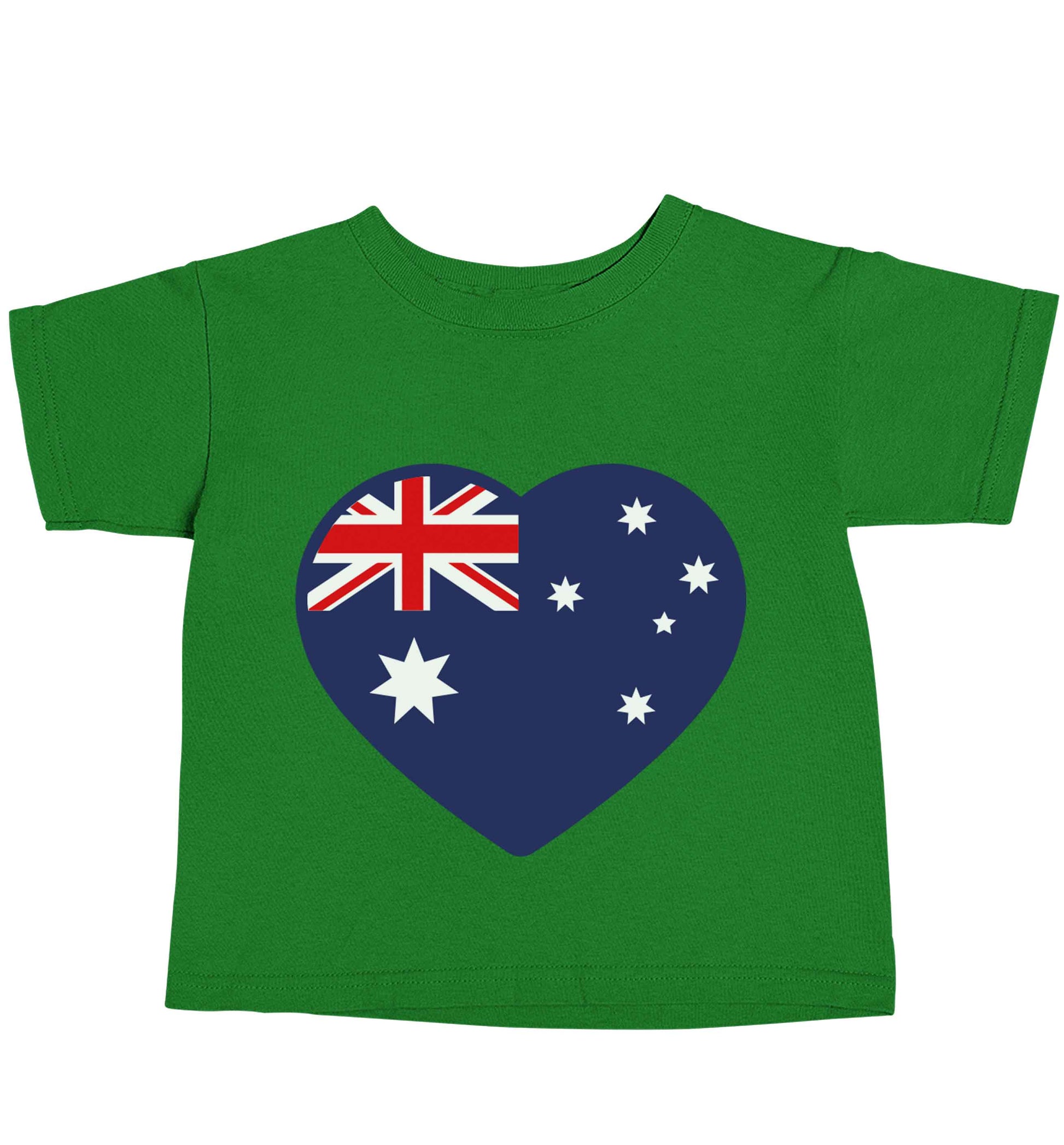 Australian Heart green baby toddler Tshirt 2 Years