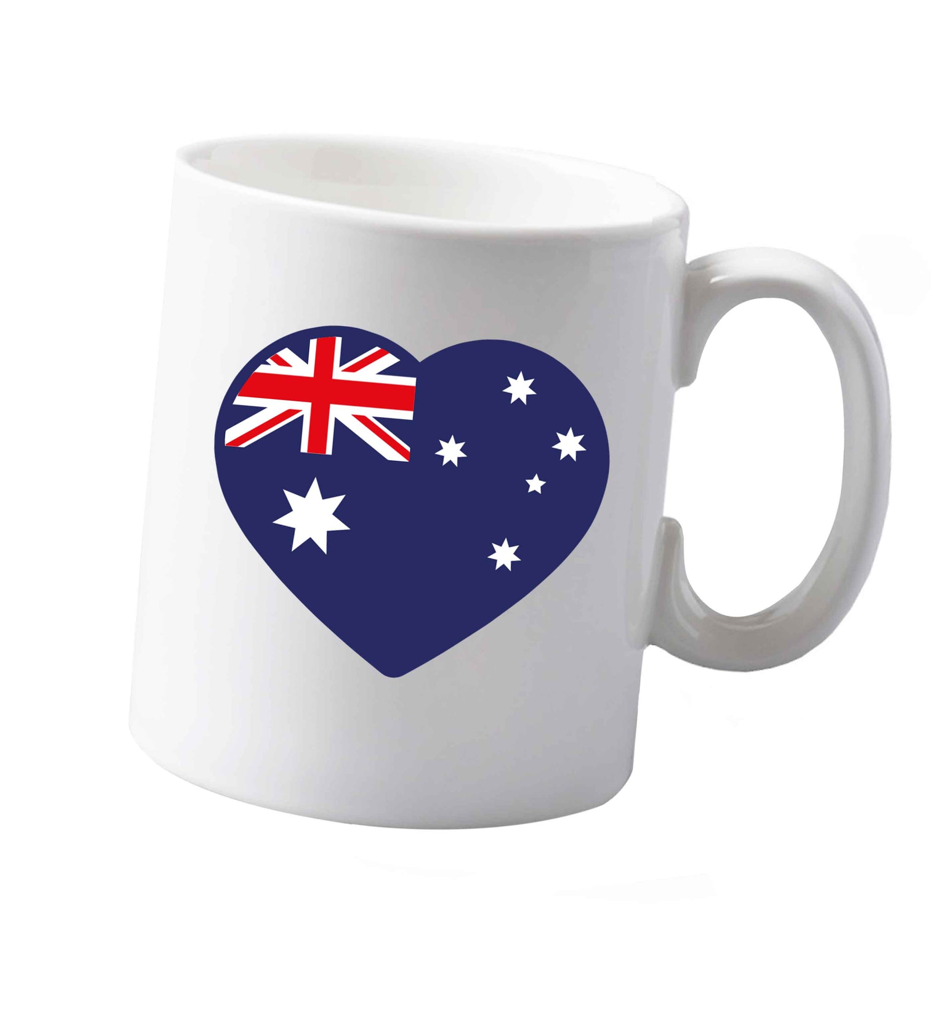 10 ozAustralian Heart ceramic mug both sides