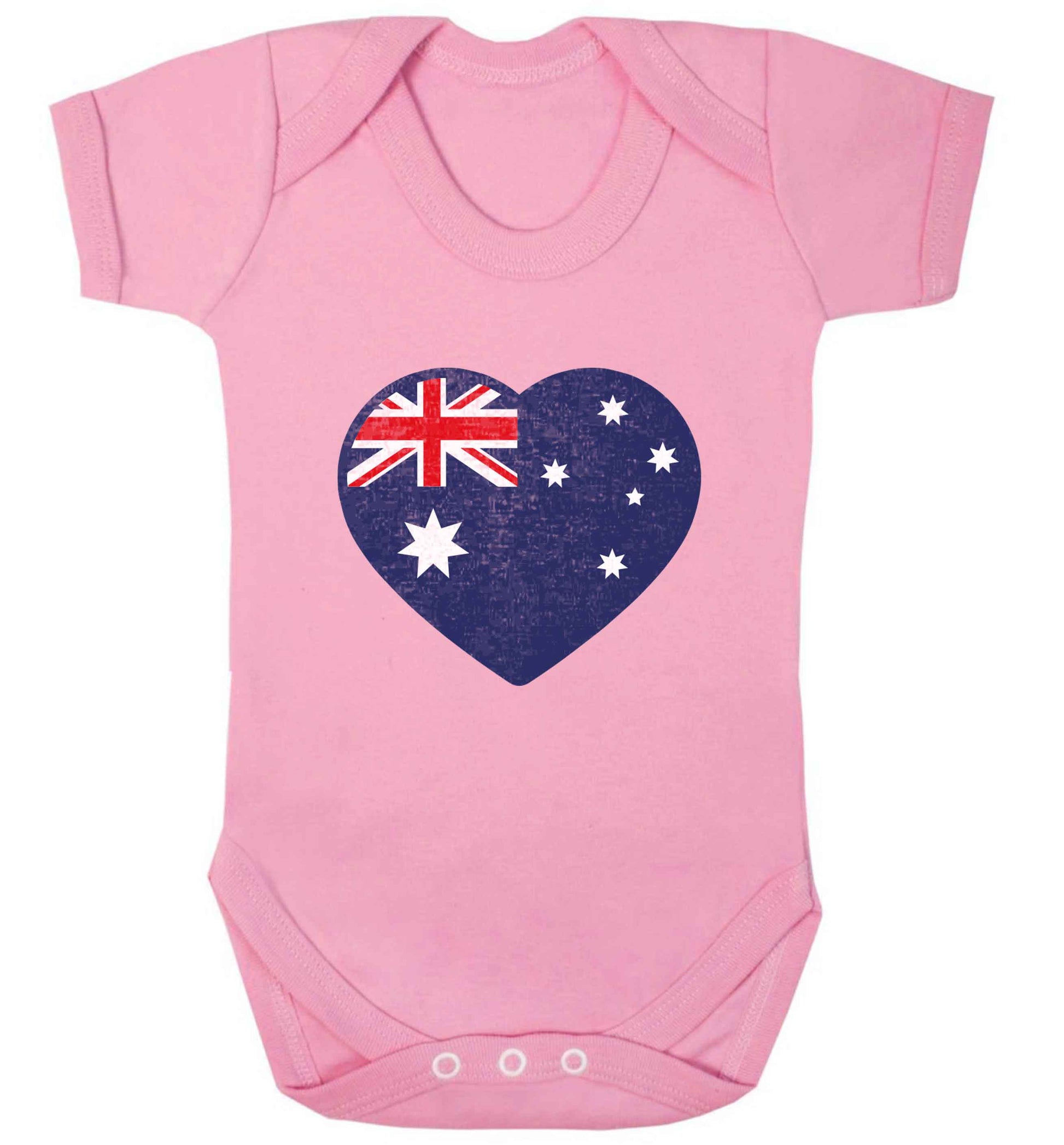 Australian Heart baby vest pale pink 18-24 months