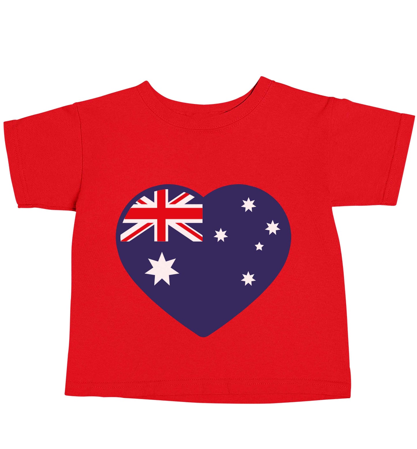 Australian Heart red baby toddler Tshirt 2 Years