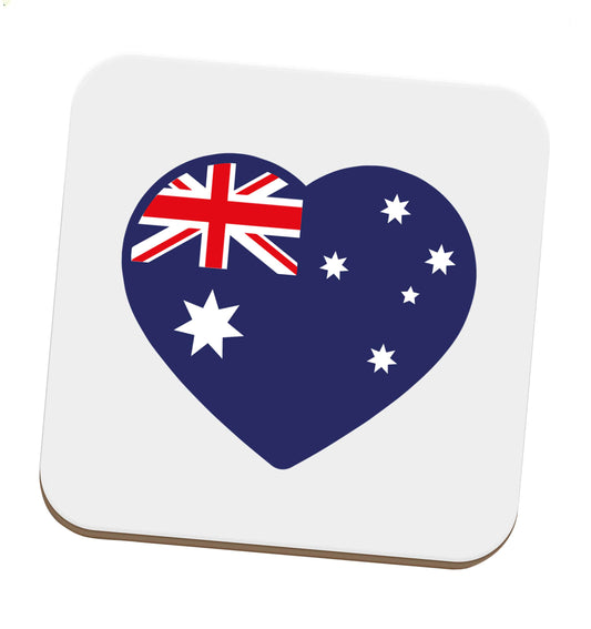 Australian Heart set of four coasters