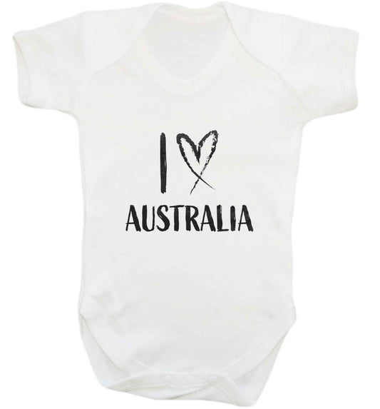 I Love Australia baby vest white 18-24 months