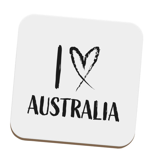 I Love Australia set of four coasters