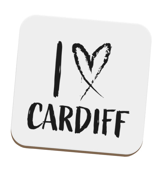 I love Cardiff set of four coasters