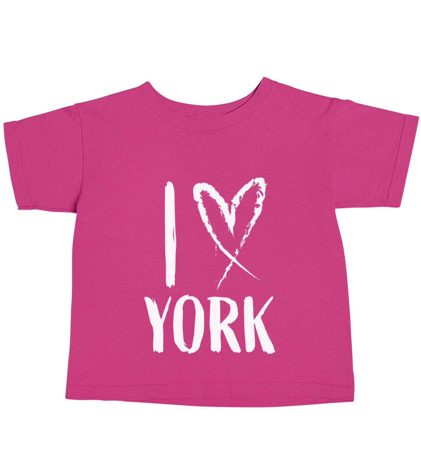 I love York pink baby toddler Tshirt 2 Years