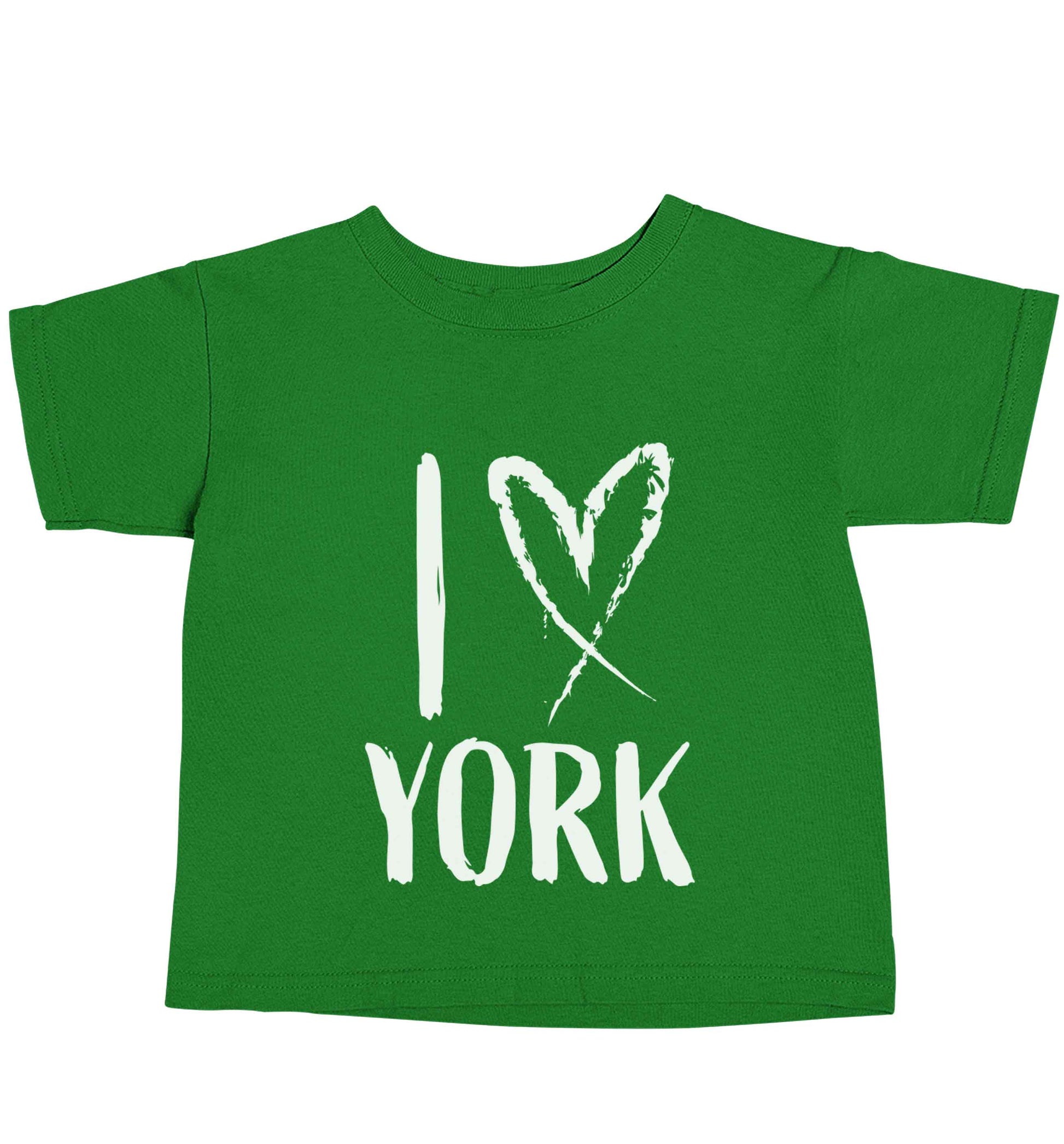 I love York green baby toddler Tshirt 2 Years