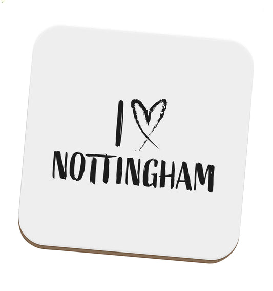 I love Nottingham set of four coasters