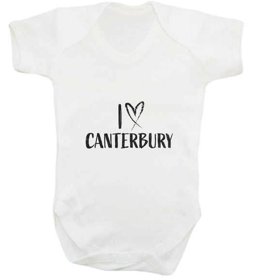 I love Canterbury baby vest white 18-24 months
