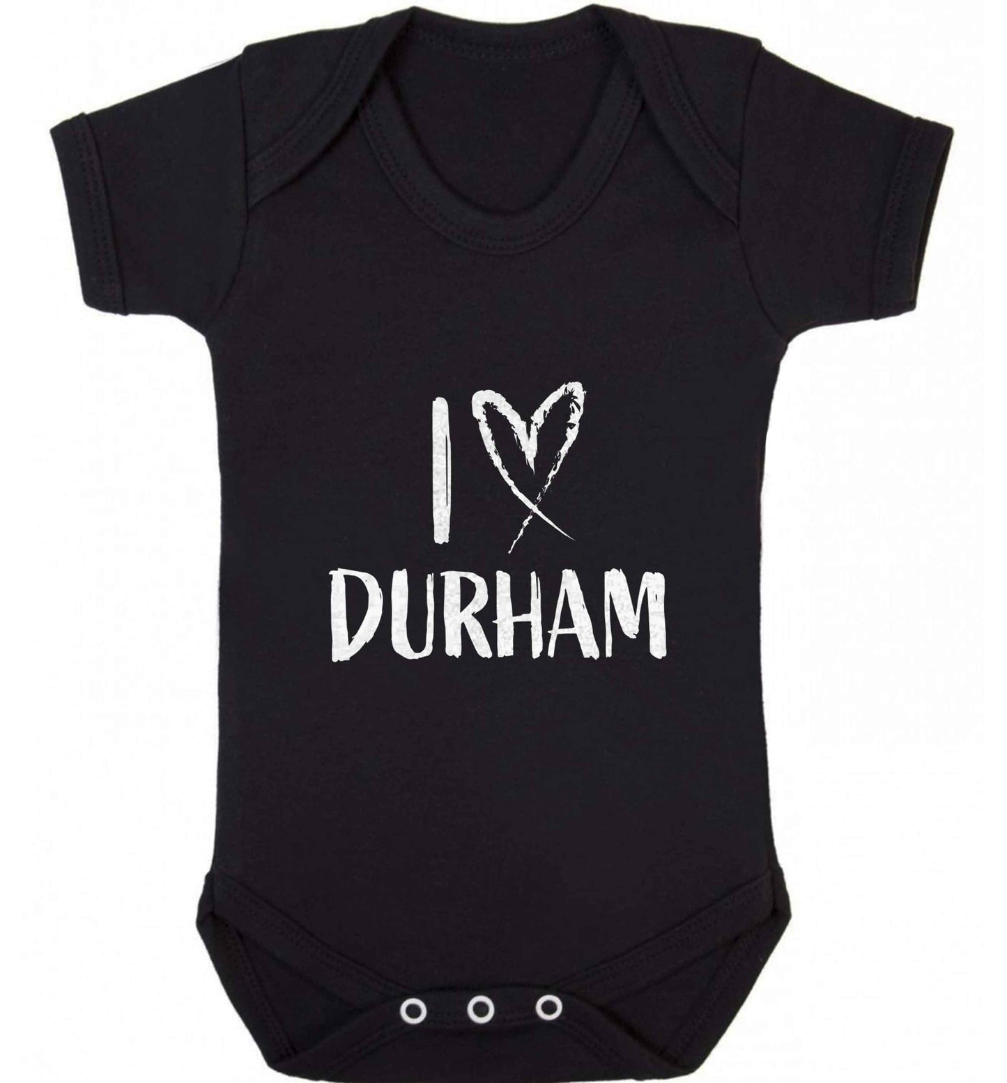 I love Durham baby vest black 18-24 months