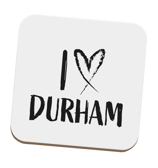 I love Durham set of four coasters