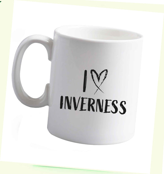 10 oz I love Inverness ceramic mug right handed