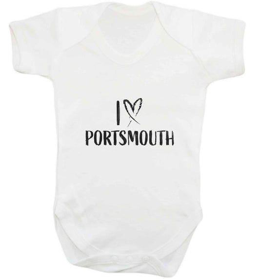 I love Portsmouth baby vest white 18-24 months