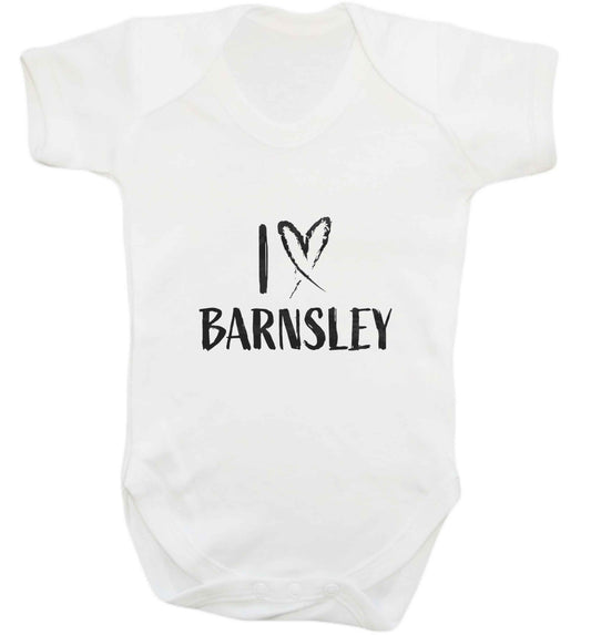 I love Barnsley baby vest white 18-24 months