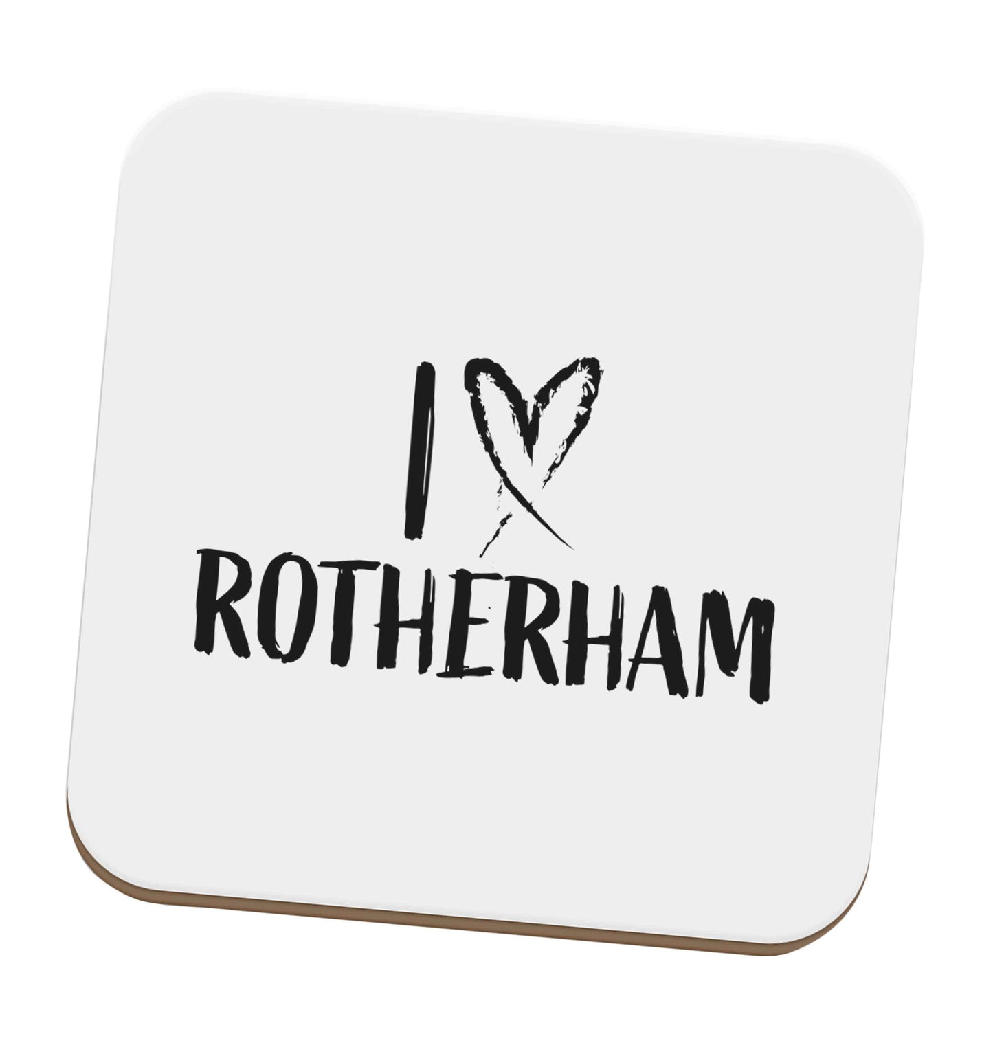 I love Rotherham set of four coasters