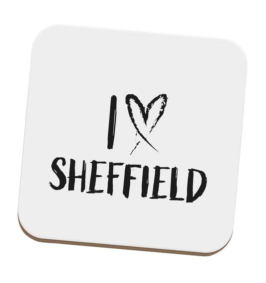 I love Sheffield set of four coasters