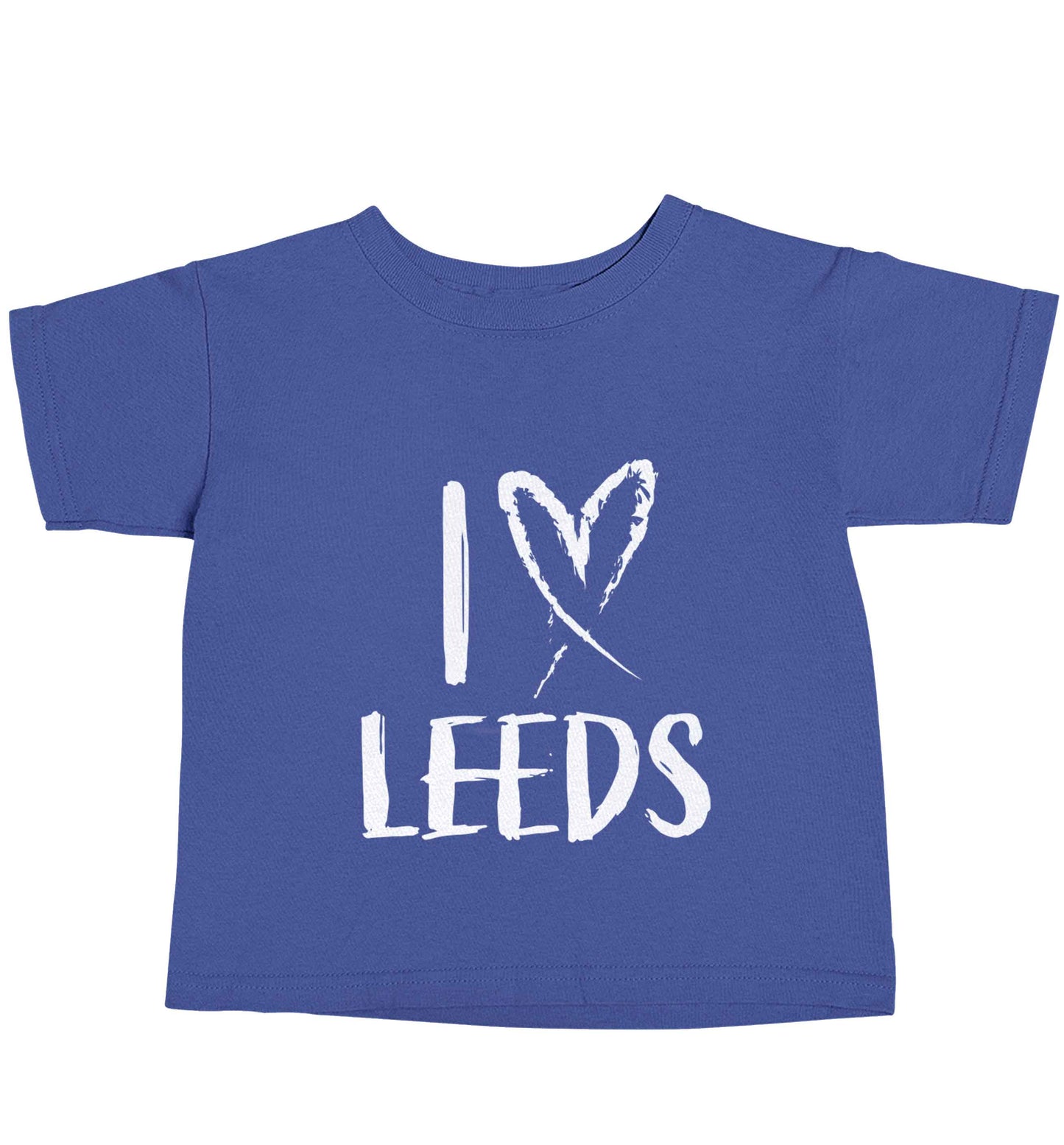 I love Leeds blue baby toddler Tshirt 2 Years