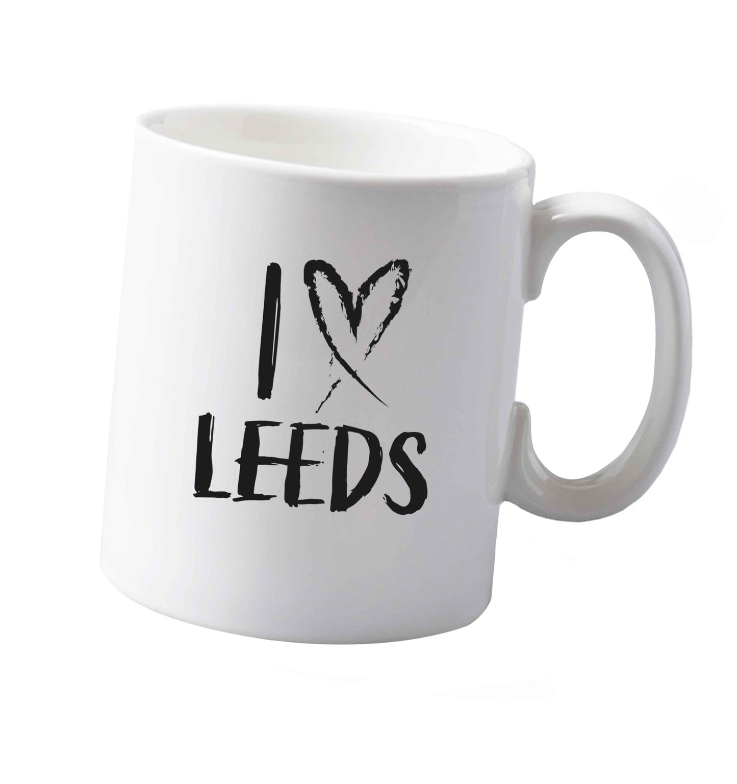 10 oz I love Leeds ceramic mug both sides