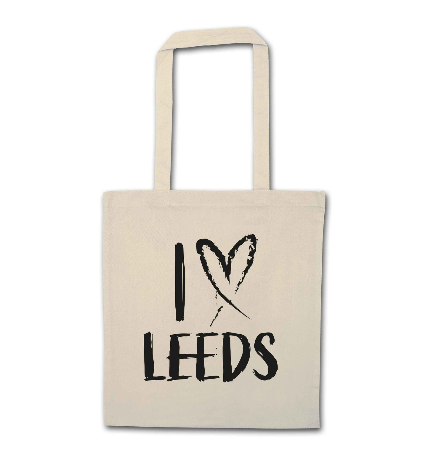 I love Leeds natural tote bag