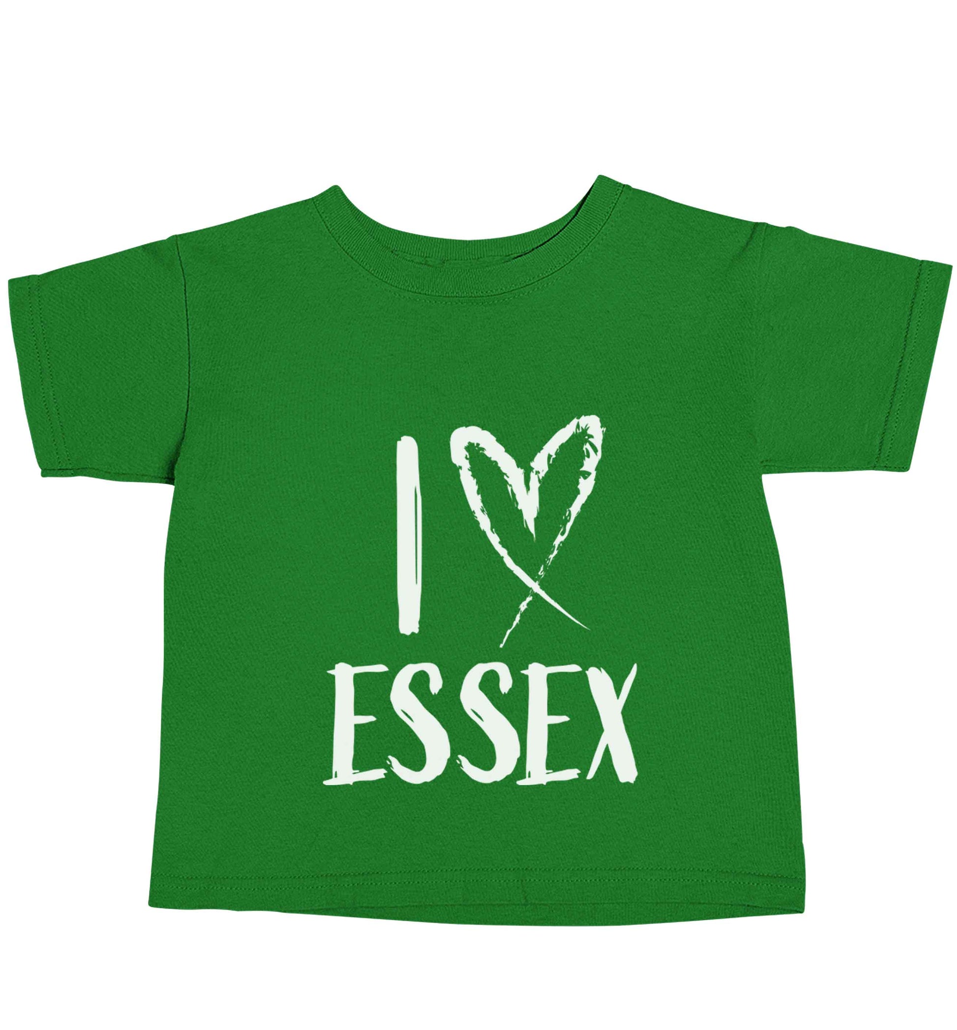 I love Essex green baby toddler Tshirt 2 Years