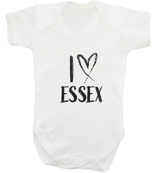 I love Essex baby vest white 18-24 months
