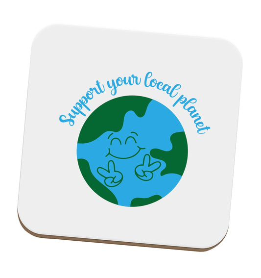 Support your local planet set of four coasters