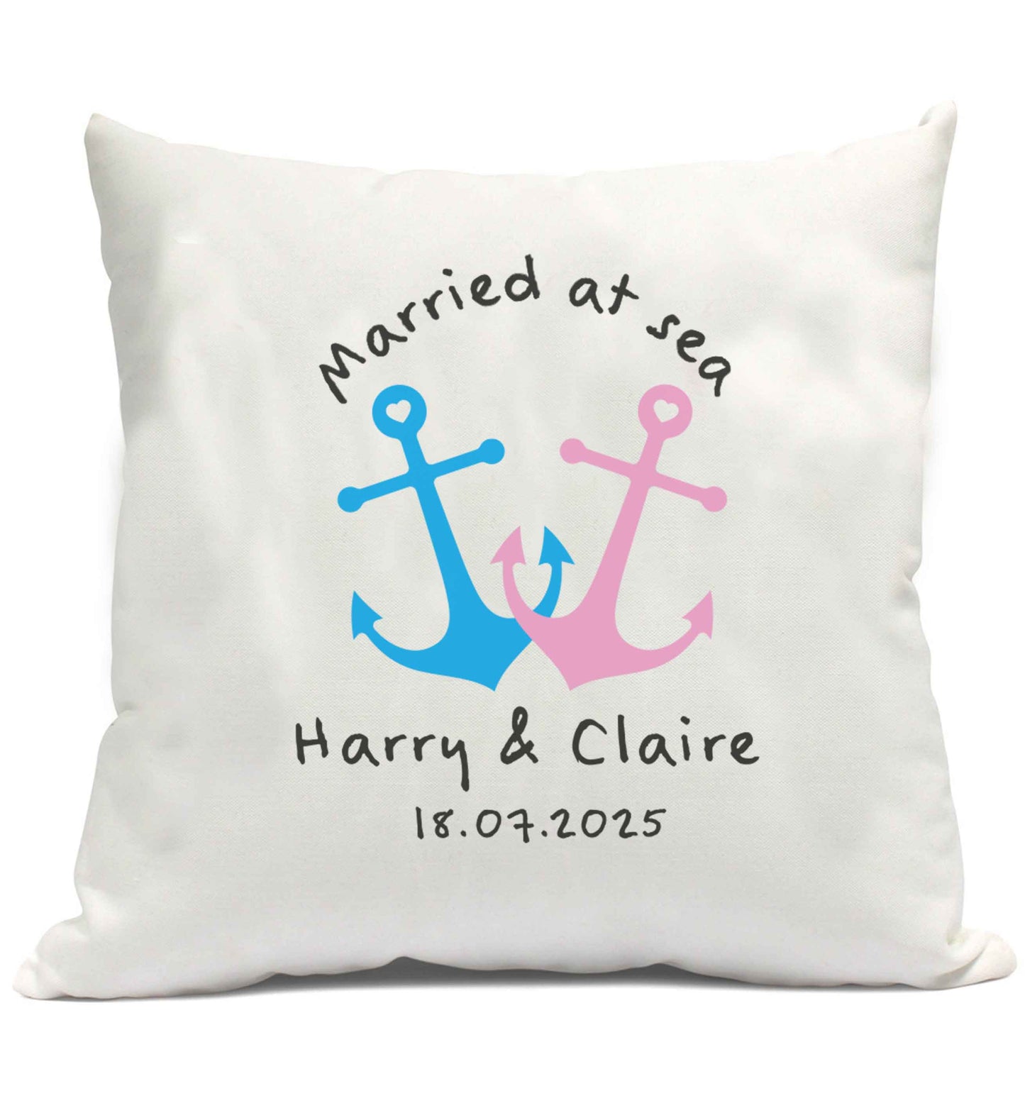 Married at sea cushion cover and filling