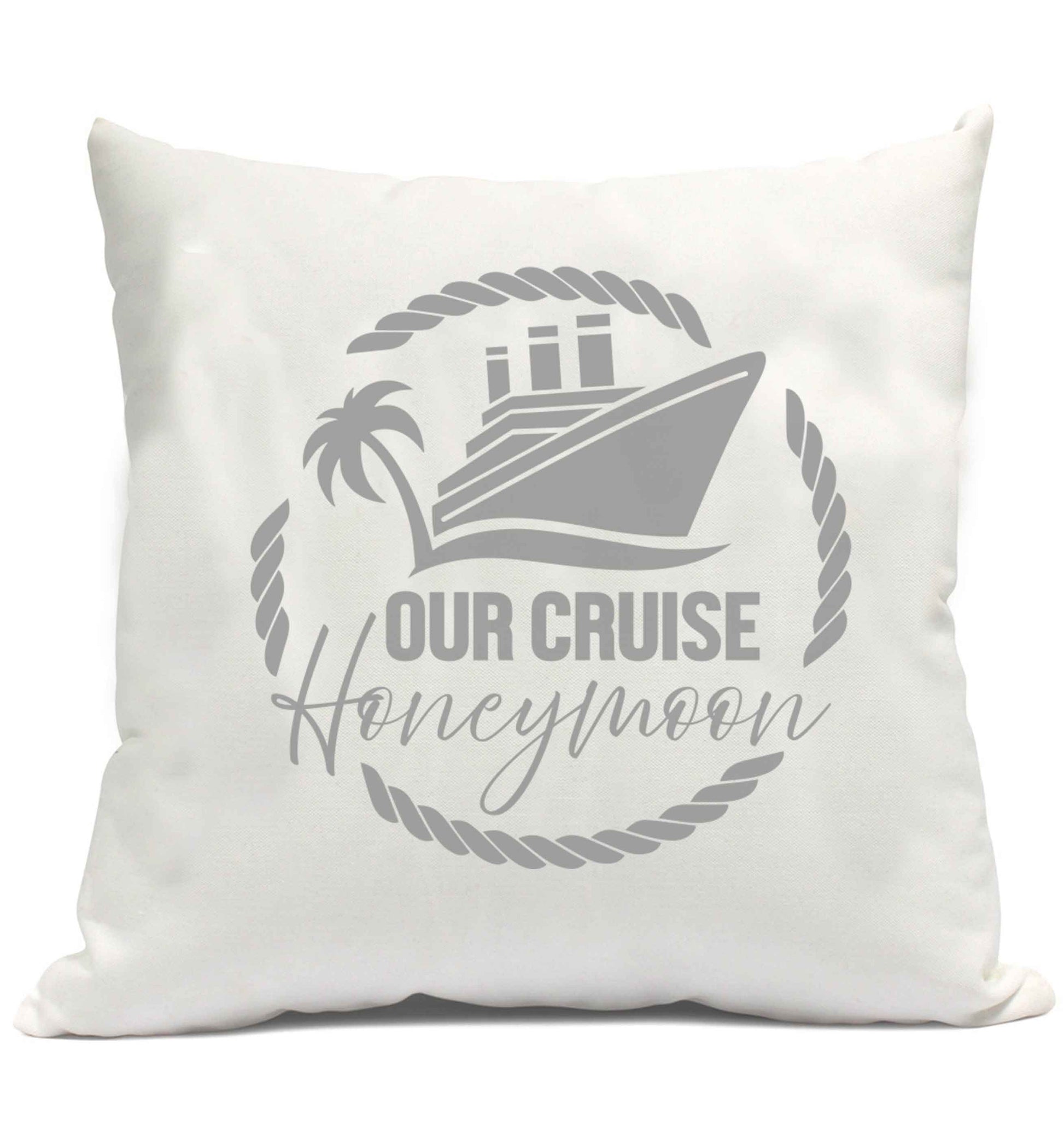 Our cruise honeymoon cushion cover and filling