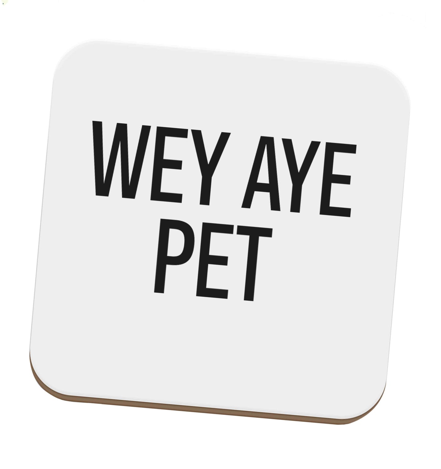 Wey Aye Pet set of four coasters