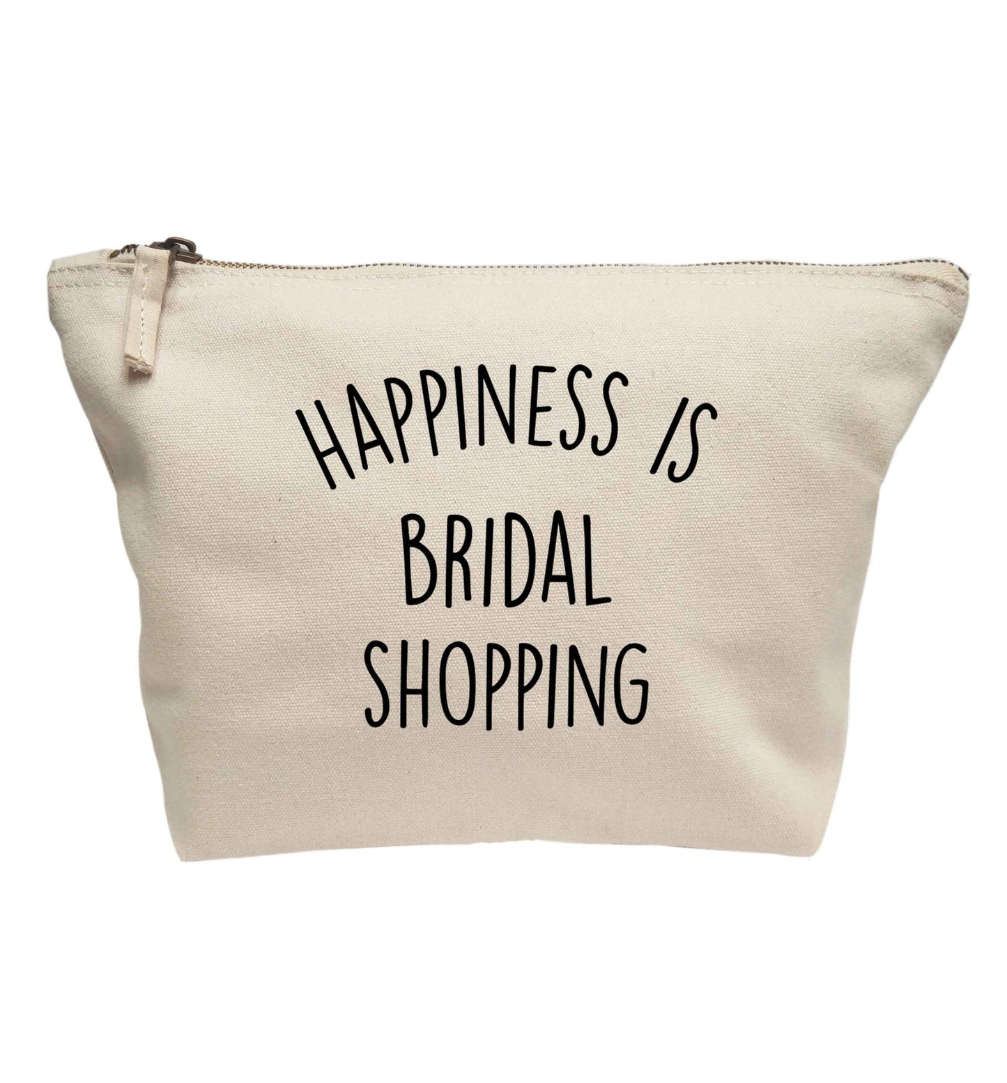 Happiness is bridal shopping | Makeup / wash bag