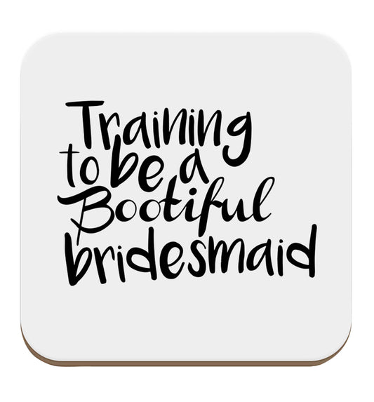 Get motivated and get fit for your big day! Our workout quotes and designs will get you ready to sweat! Perfect for any bride, groom or bridesmaid to be!  set of four coasters