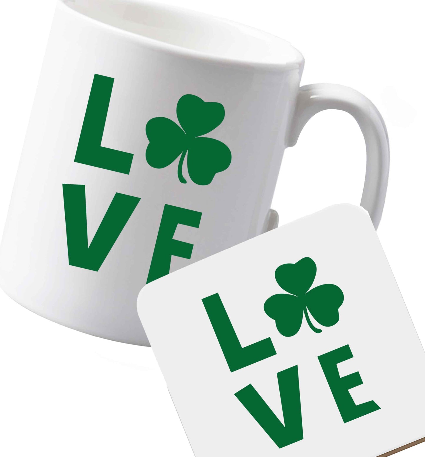 10 oz Ceramic mug and coaster Favourite Type Pan Pancake both sides