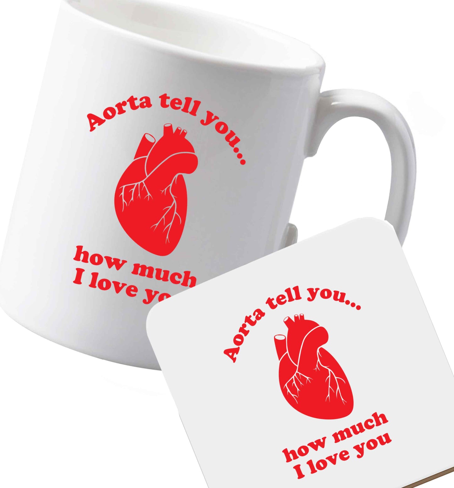 10 oz Ceramic mug and coaster Favourite Type Pan Pancake both sides