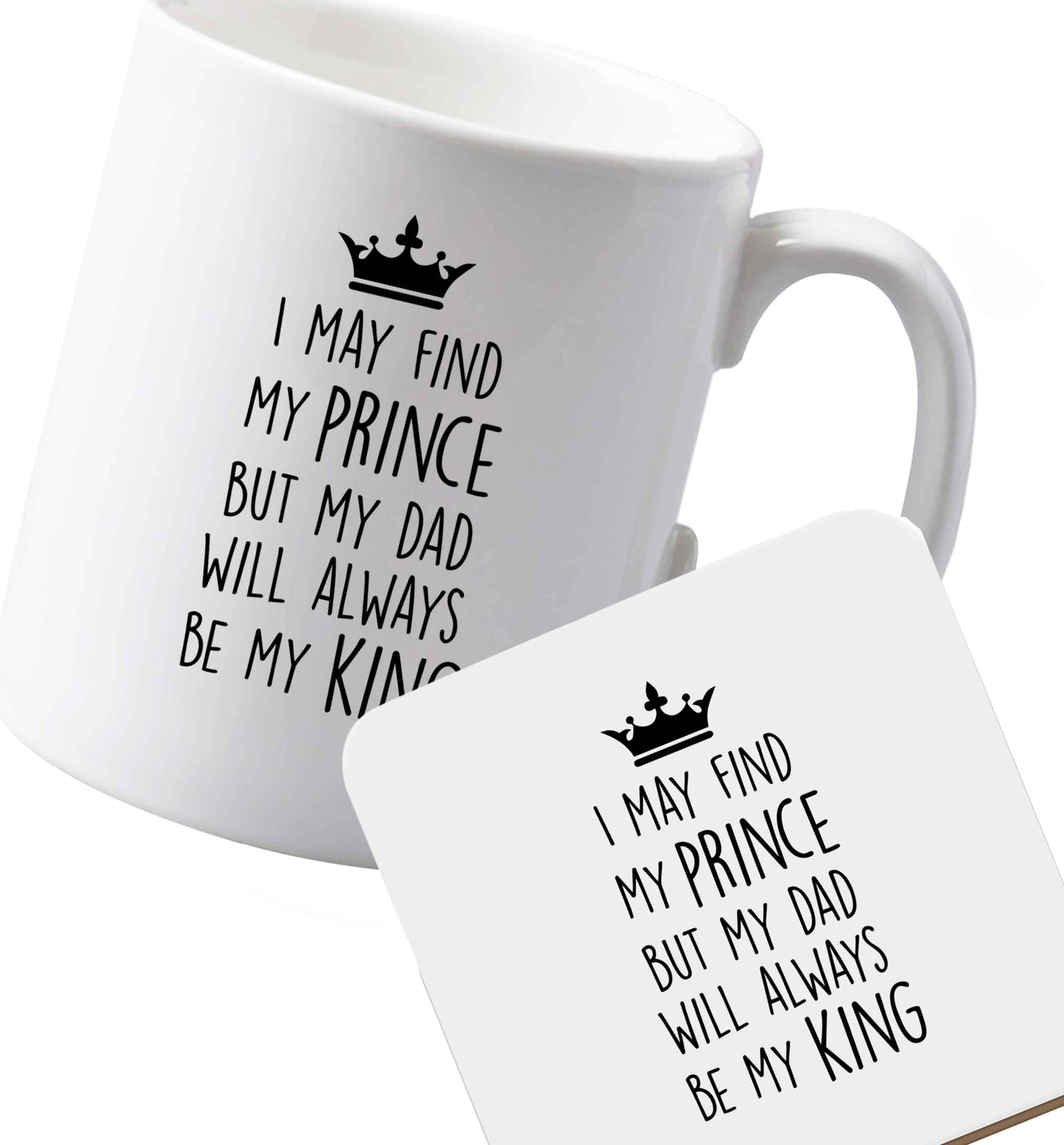 10 oz Ceramic mug and coaster Favourite Type Pan Pancake both sides