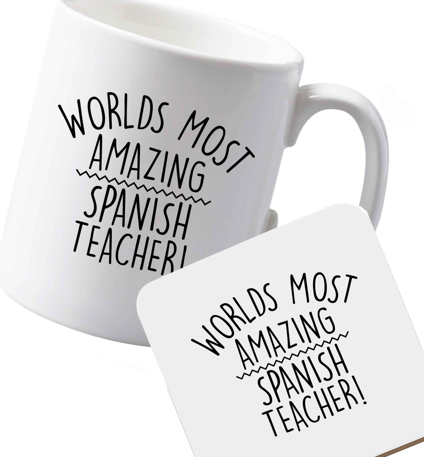 10 oz Ceramic mug and coaster Favourite Type Pan Pancake both sides