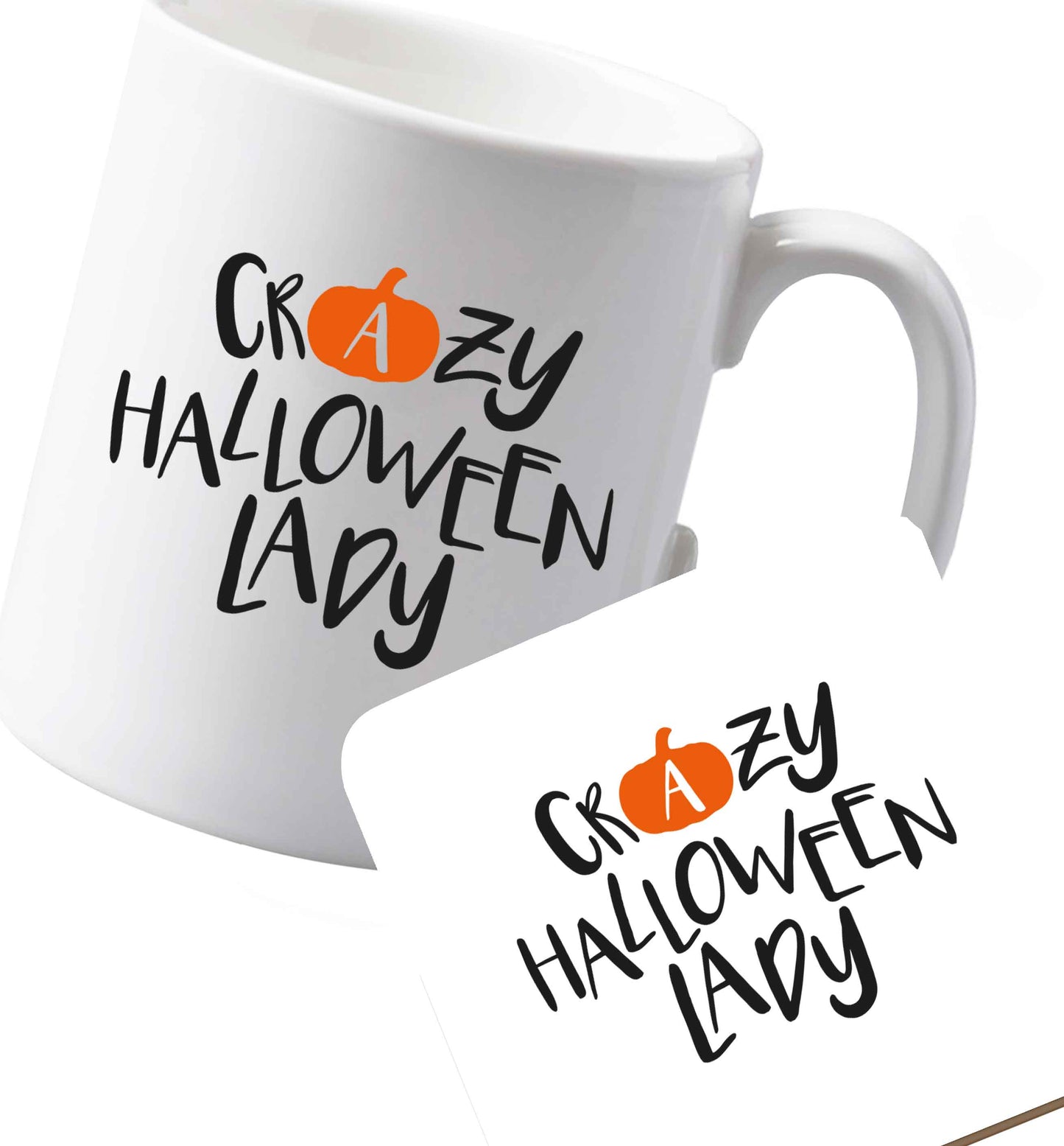 10 oz Ceramic mug and coaster Favourite Type Pan Pancake both sides