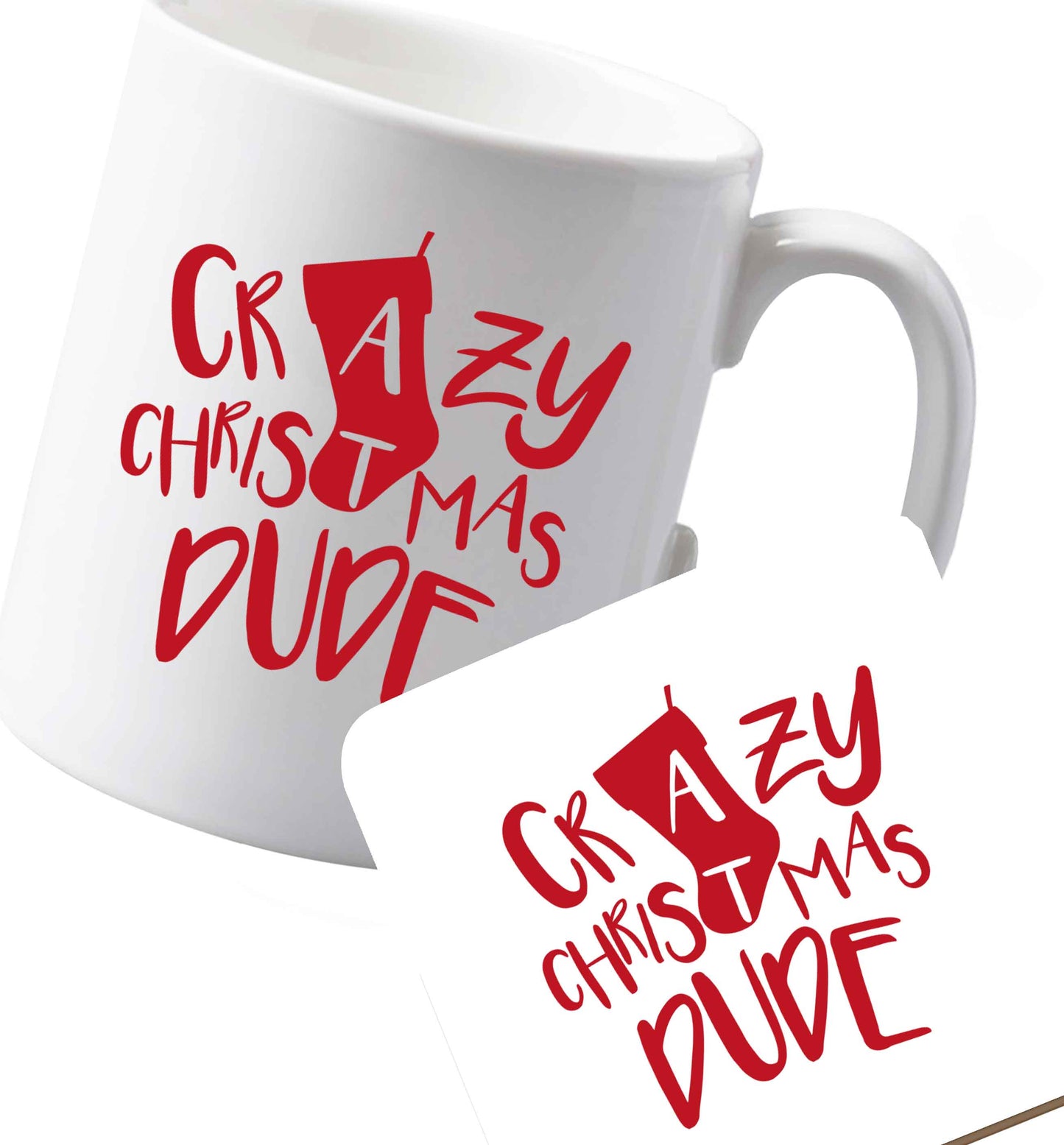 10 oz Ceramic mug and coaster Favourite Type Pan Pancake both sides