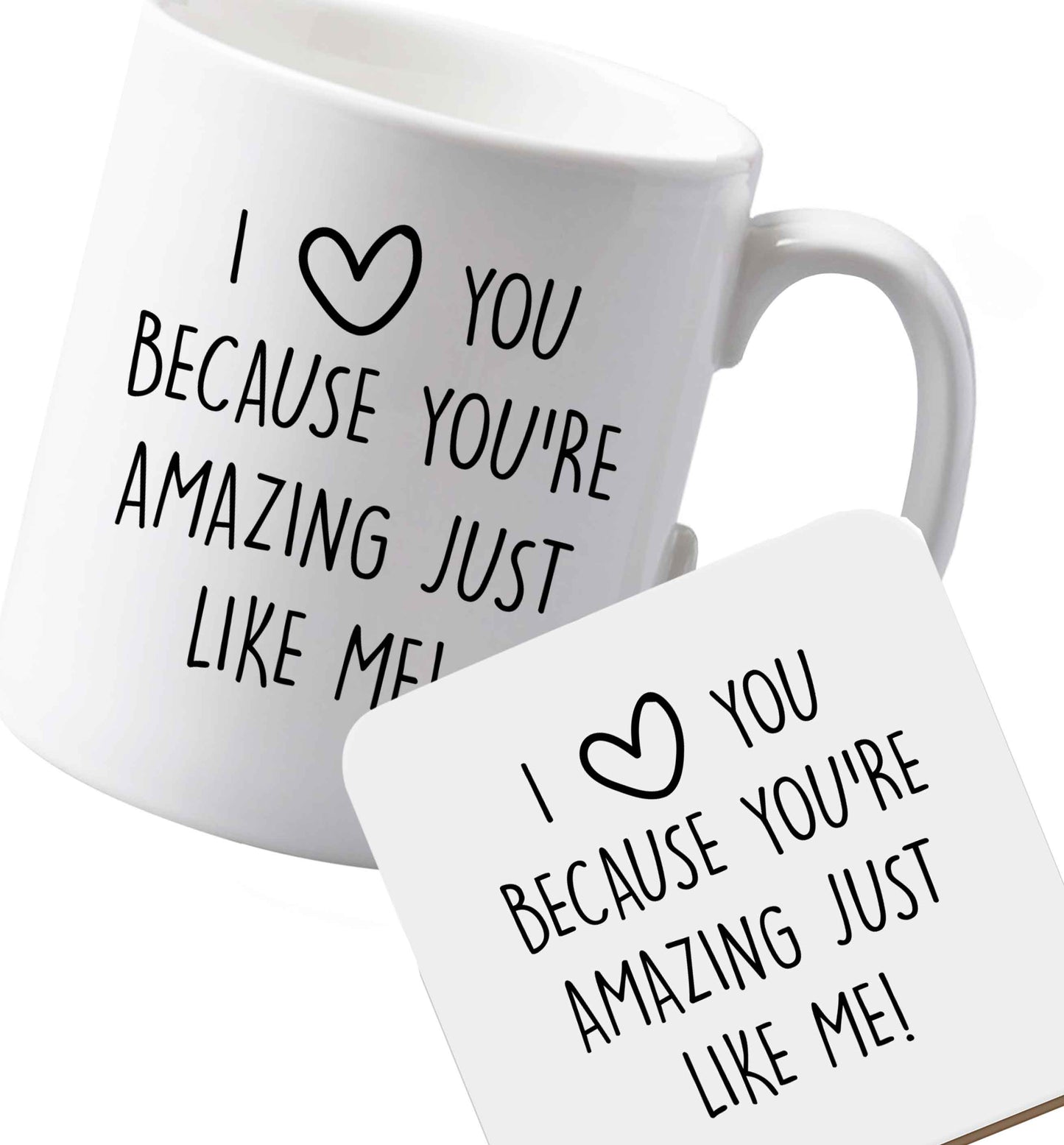 10 oz Ceramic mug and coaster Favourite Type Pan Pancake both sides