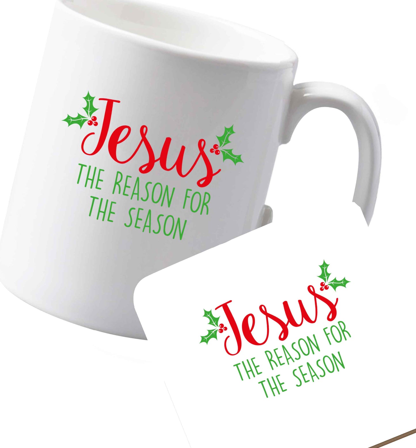 10 oz Ceramic mug and coaster Favourite Type Pan Pancake both sides