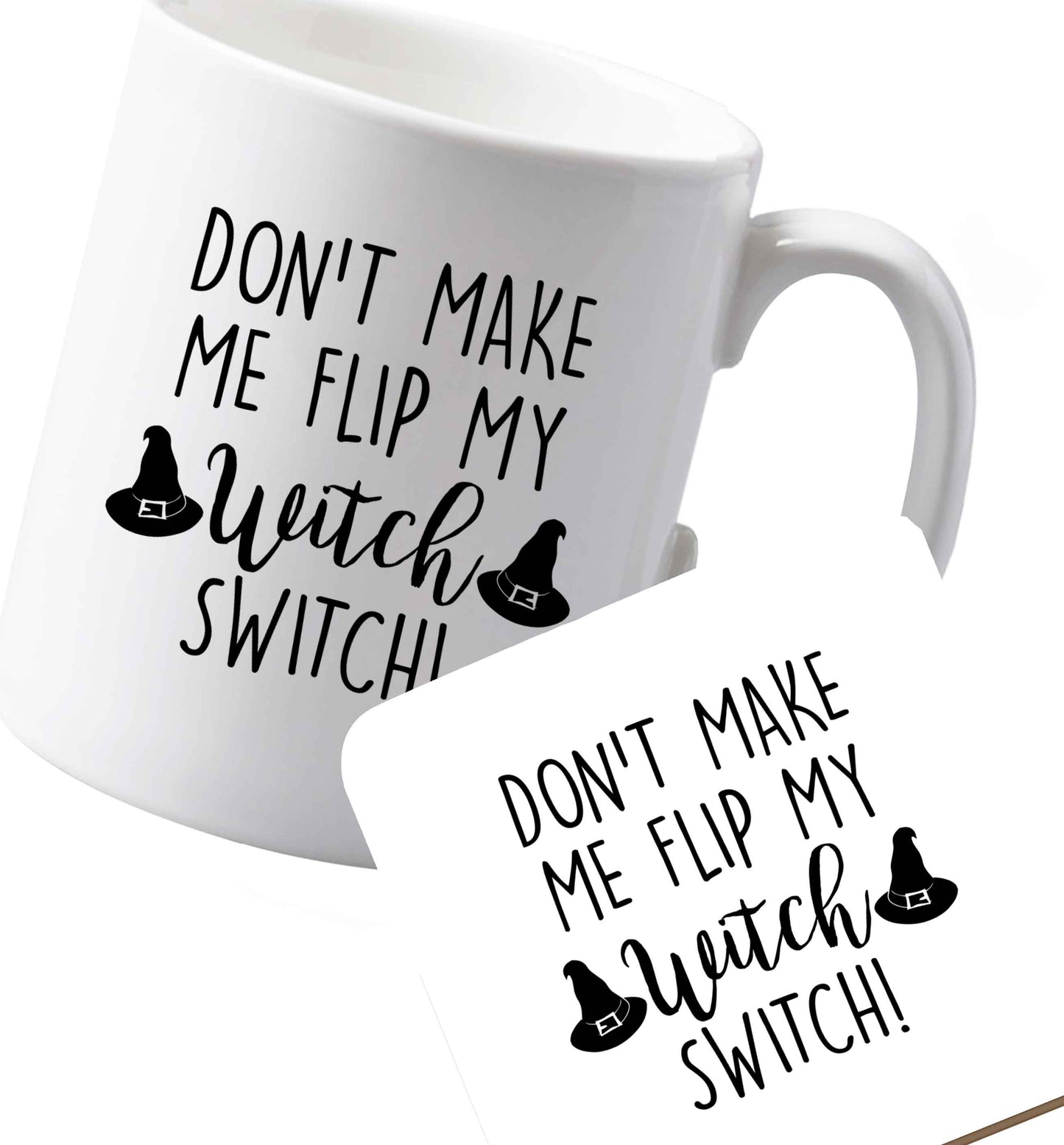 10 oz Ceramic mug and coaster Favourite Type Pan Pancake both sides