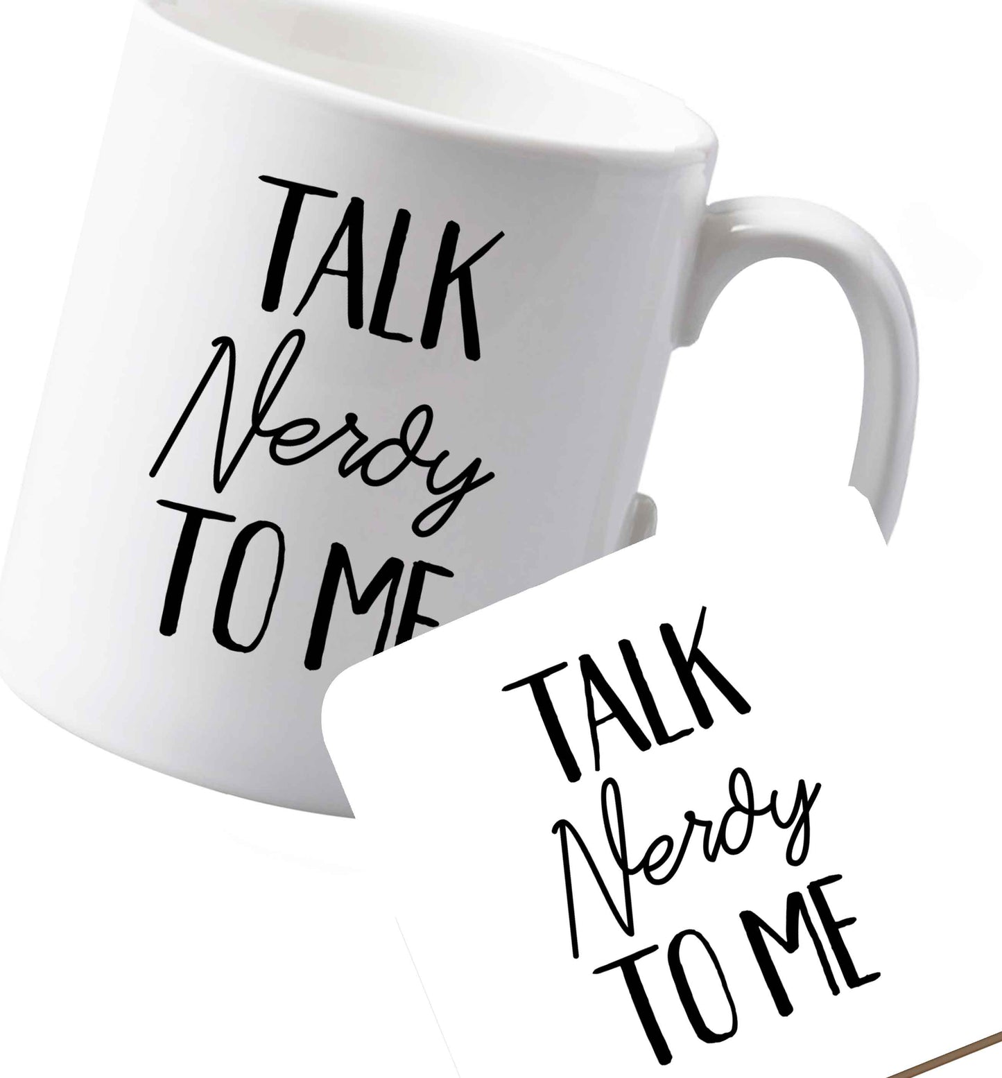 10 oz Ceramic mug and coaster Favourite Type Pan Pancake both sides