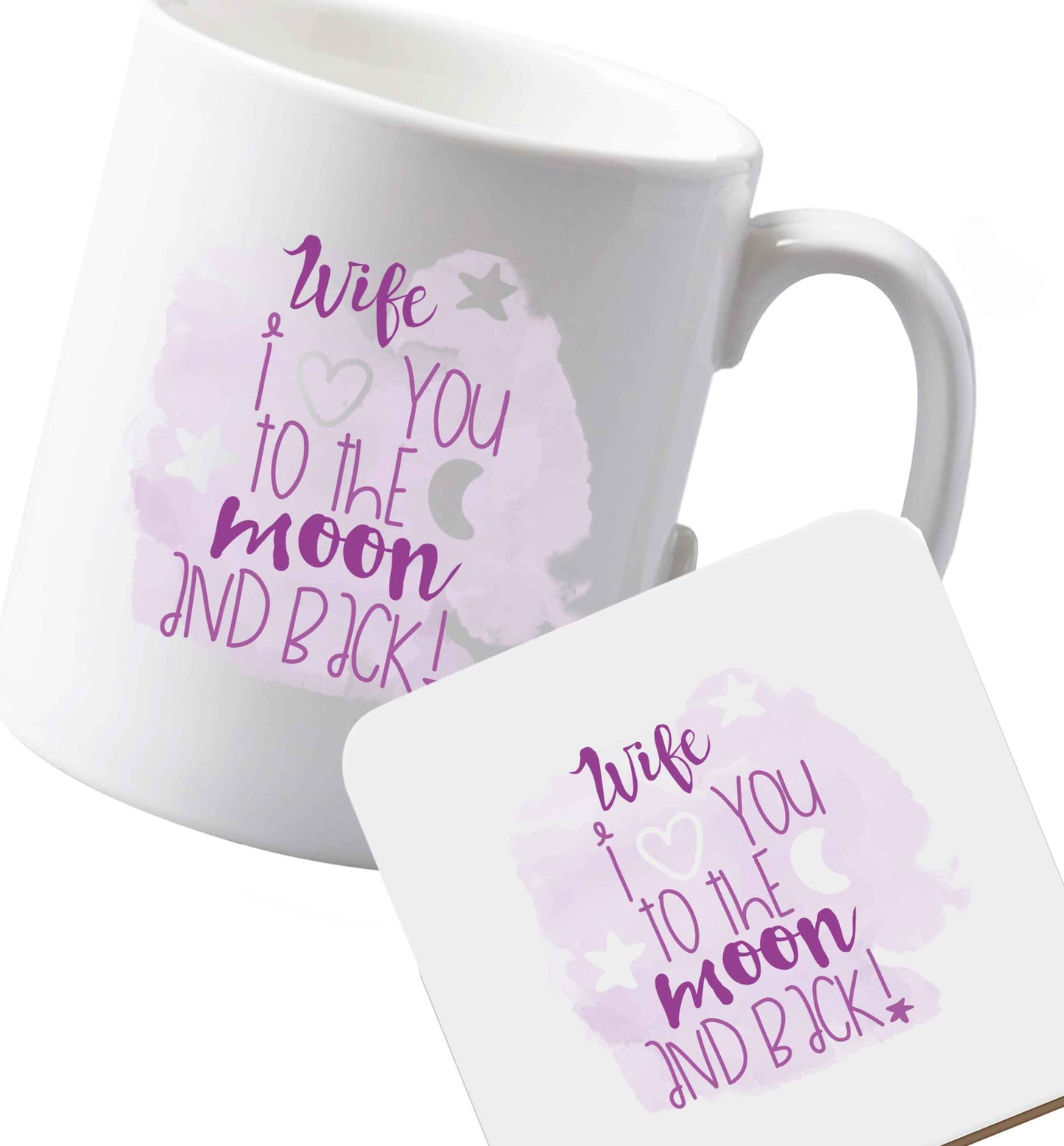 10 oz Ceramic mug and coaster Favourite Type Pan Pancake both sides